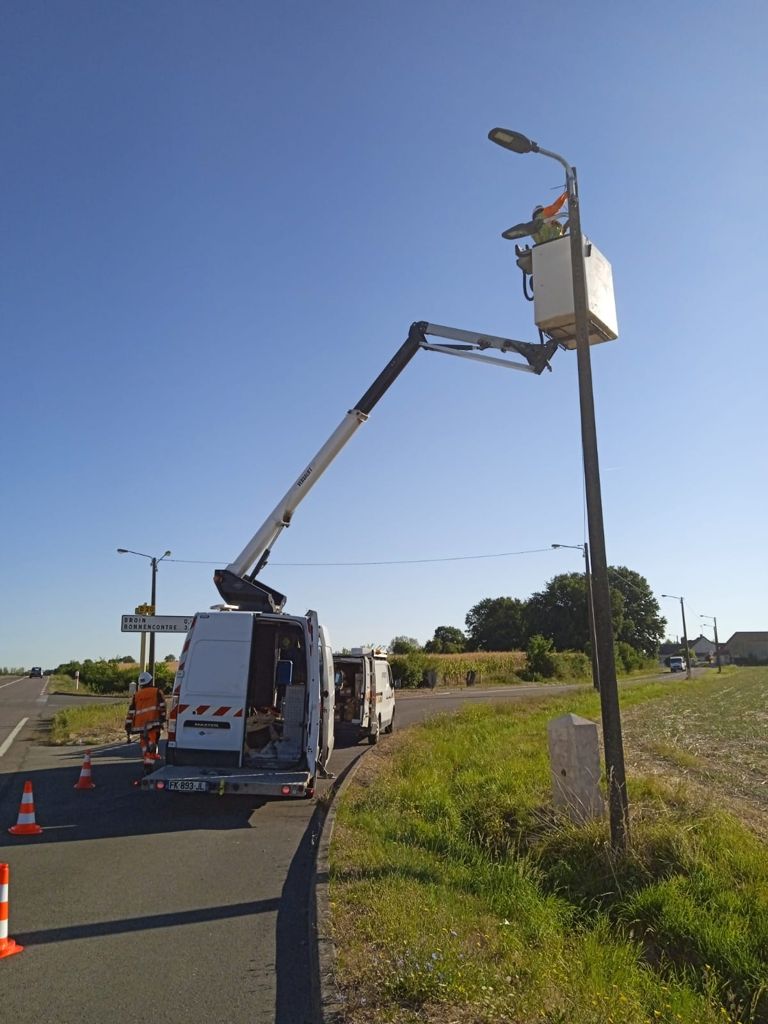 Travaux &eacute;clairage