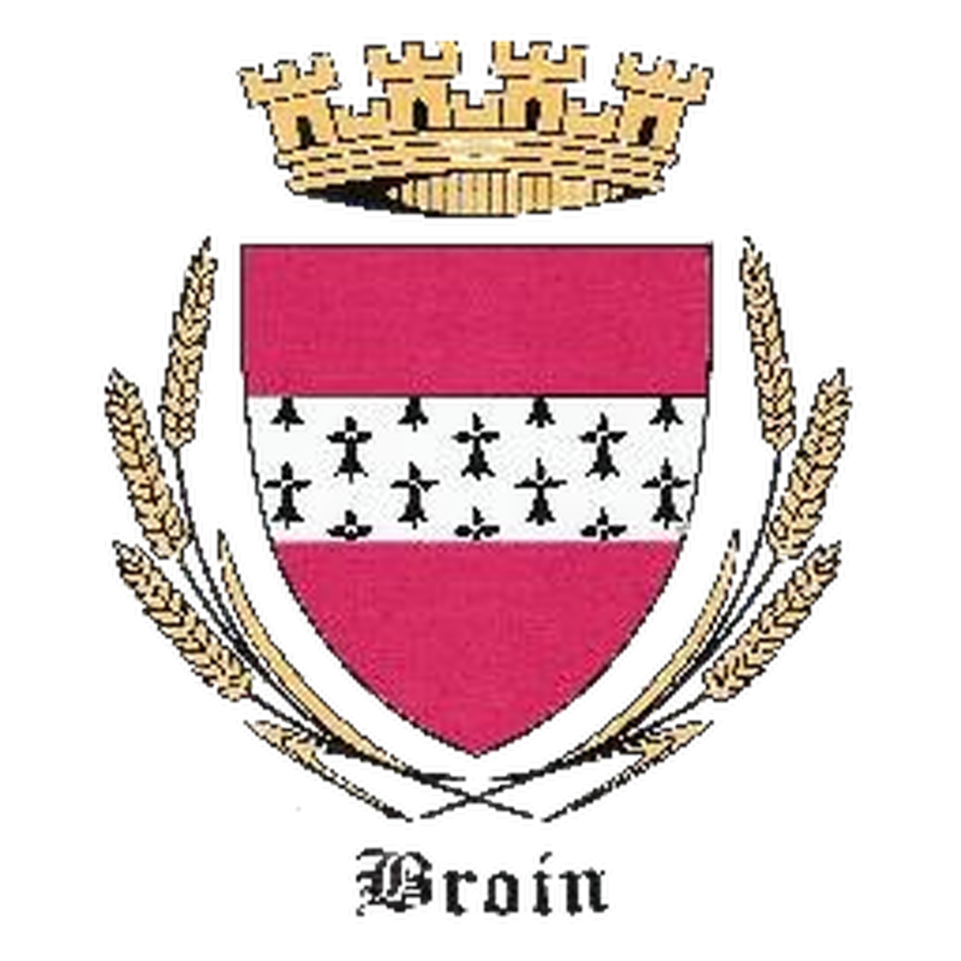 Blason de la commune de Broin