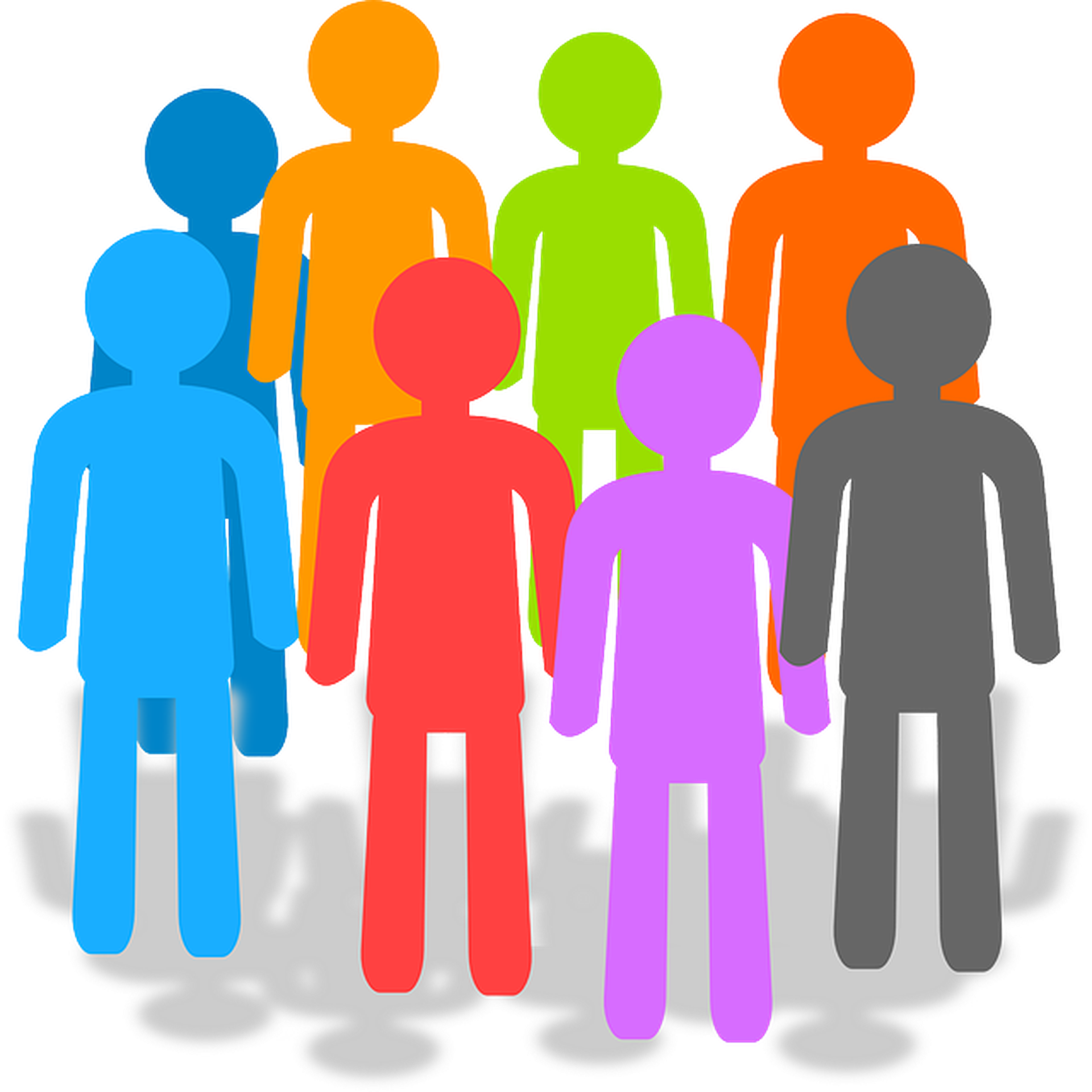 - Pixabay personnages de différentes couleurs