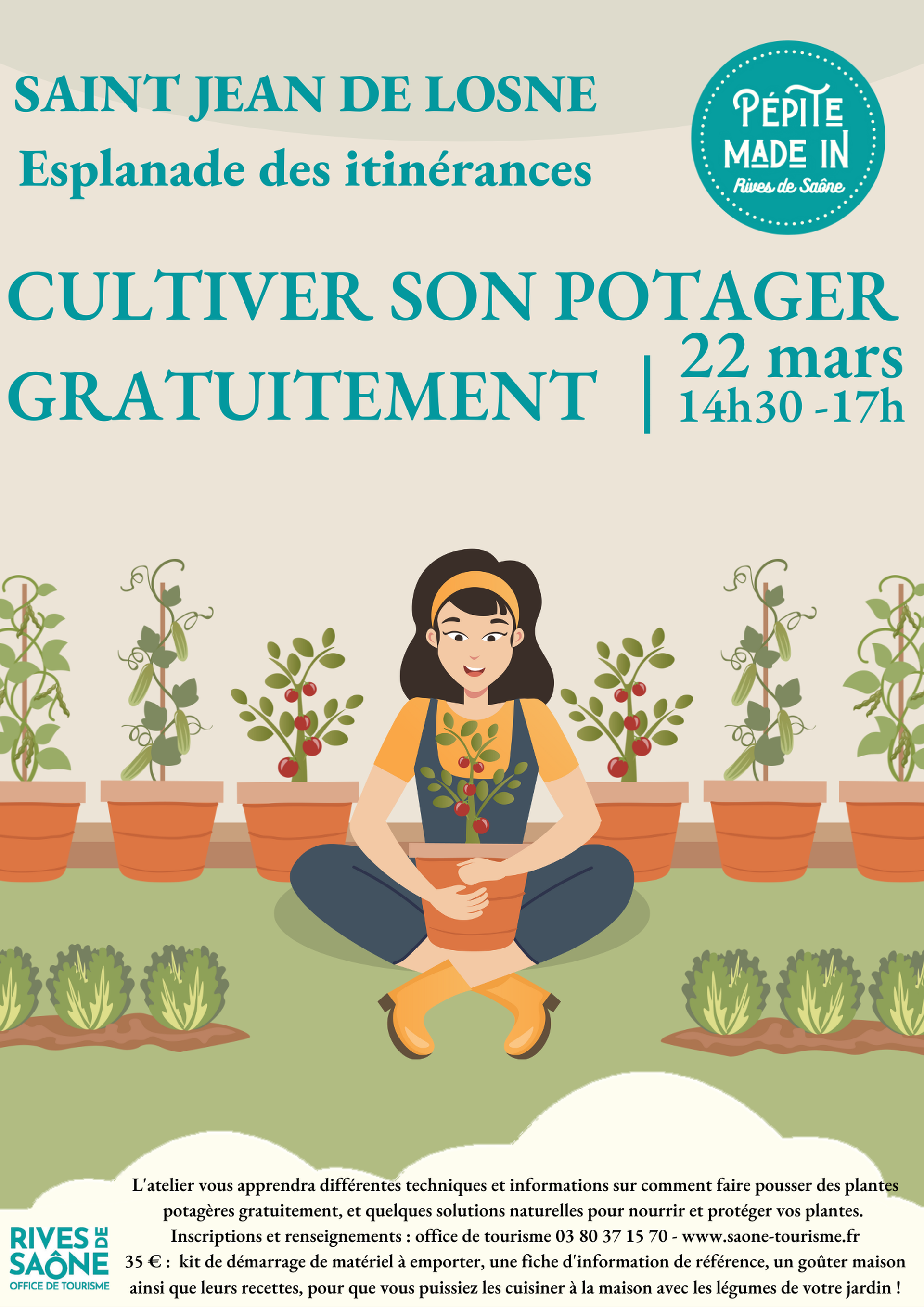 Animation Cultiver son Potager gratuitement